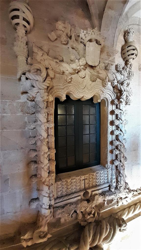 Tomar: Christusritterkloster - Christusritterkirche, seitliches Fenster (2023)