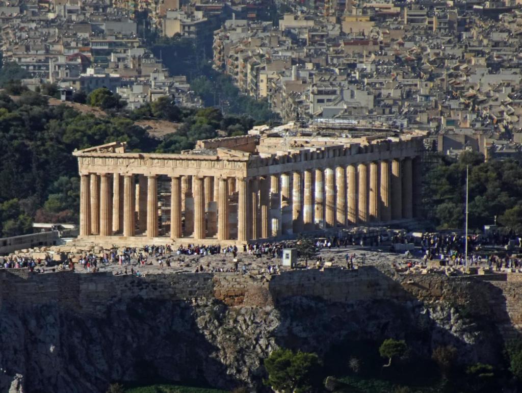 Athen: Akropolis Parthenon [Blick vom Lykabettoshügel] (2023)
