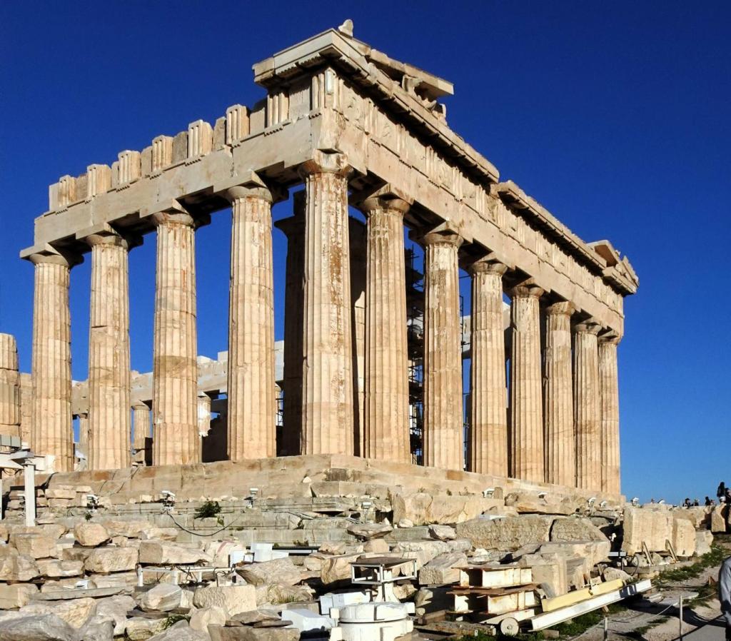Athen: Akropolis Parthenon Südostecke (2023)
