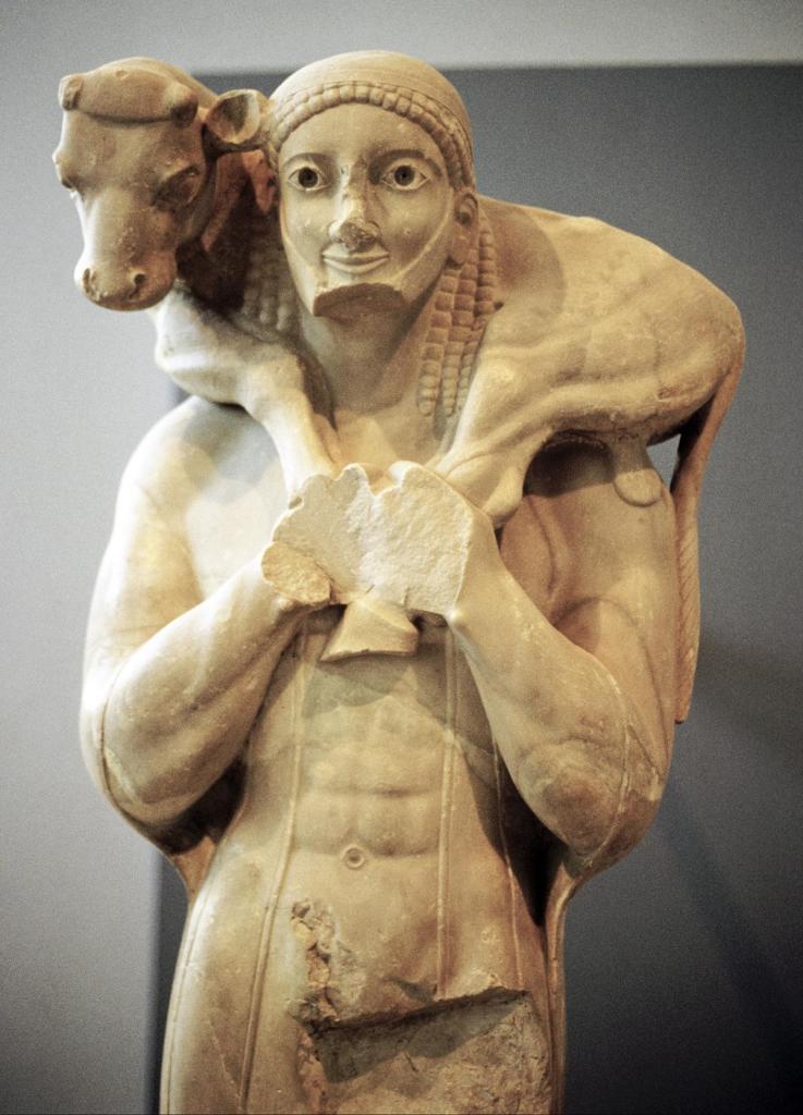 Athen: Akropolismuseum Kalbträger (1996)