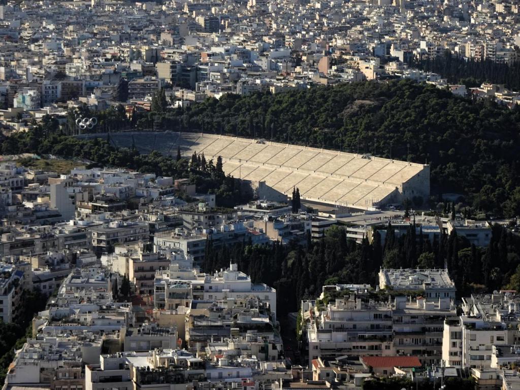 Athen: Stadion [Blick vom Lykabettoshügel] (2023)