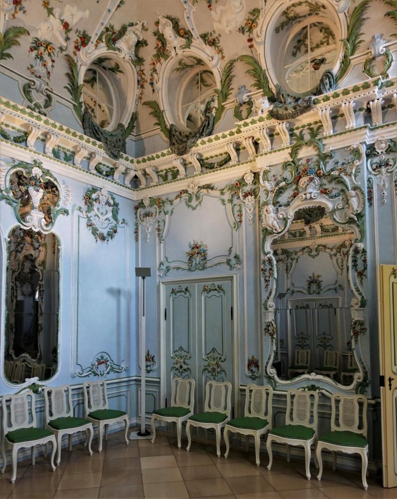 Bayreuth: Neues Schloss Italienischer Bau Gartensaal (2023)