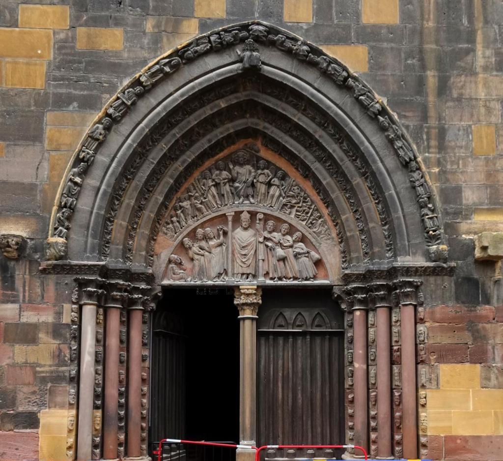 Colmar: Martinsmünster Nikolausportal am Südquerhaus (2023)