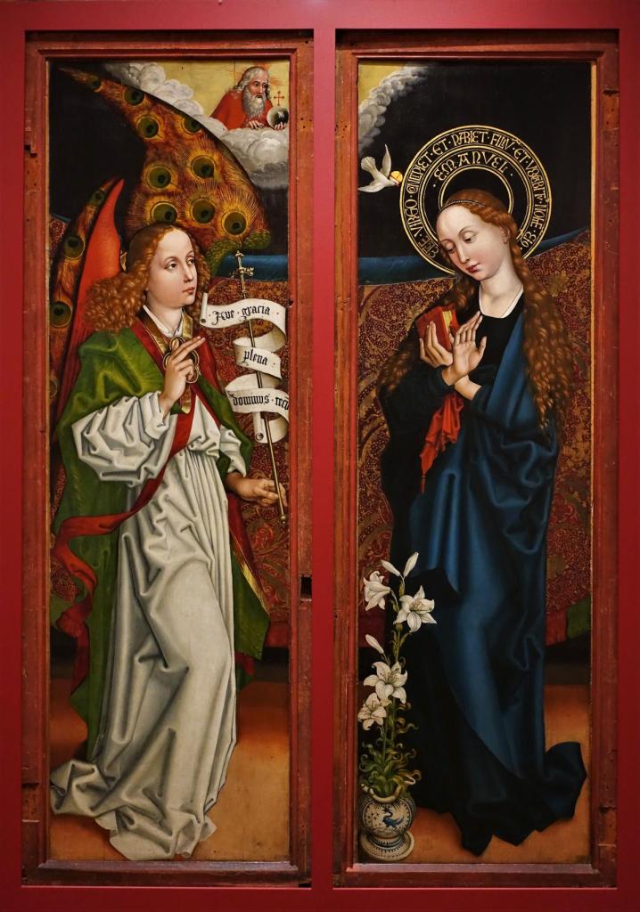 Colmar: Unterlinden - Orlier-Altar = Marienaltar [Verkündigung] (2023)