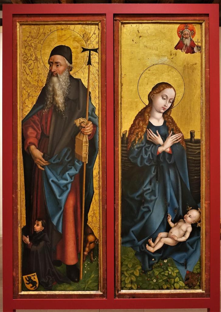 Colmar: Unterlinden - Orlier-Altar = Marienaltar [Antonius + Christi Geburt] (2023)