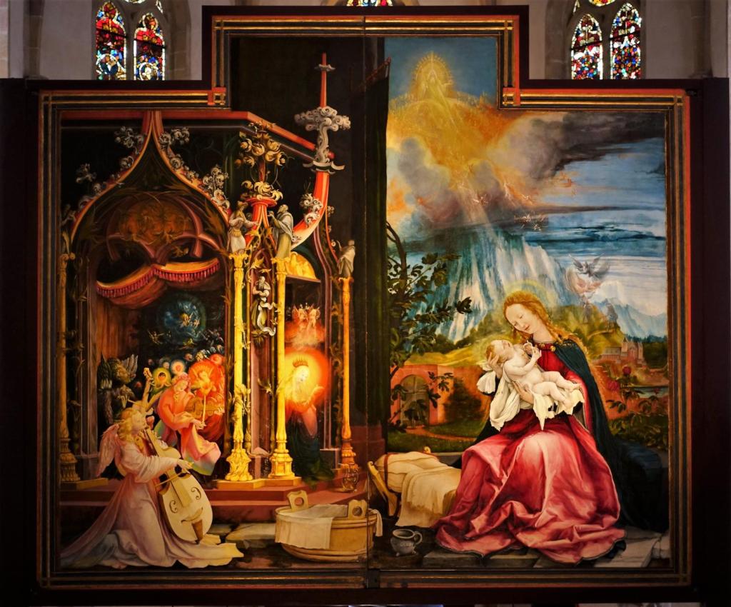 Colmar: Unterlinden - Matthias Grünewald, Isenheimer Altar [2. Wandelbild, Mitteltafeln] (2023)