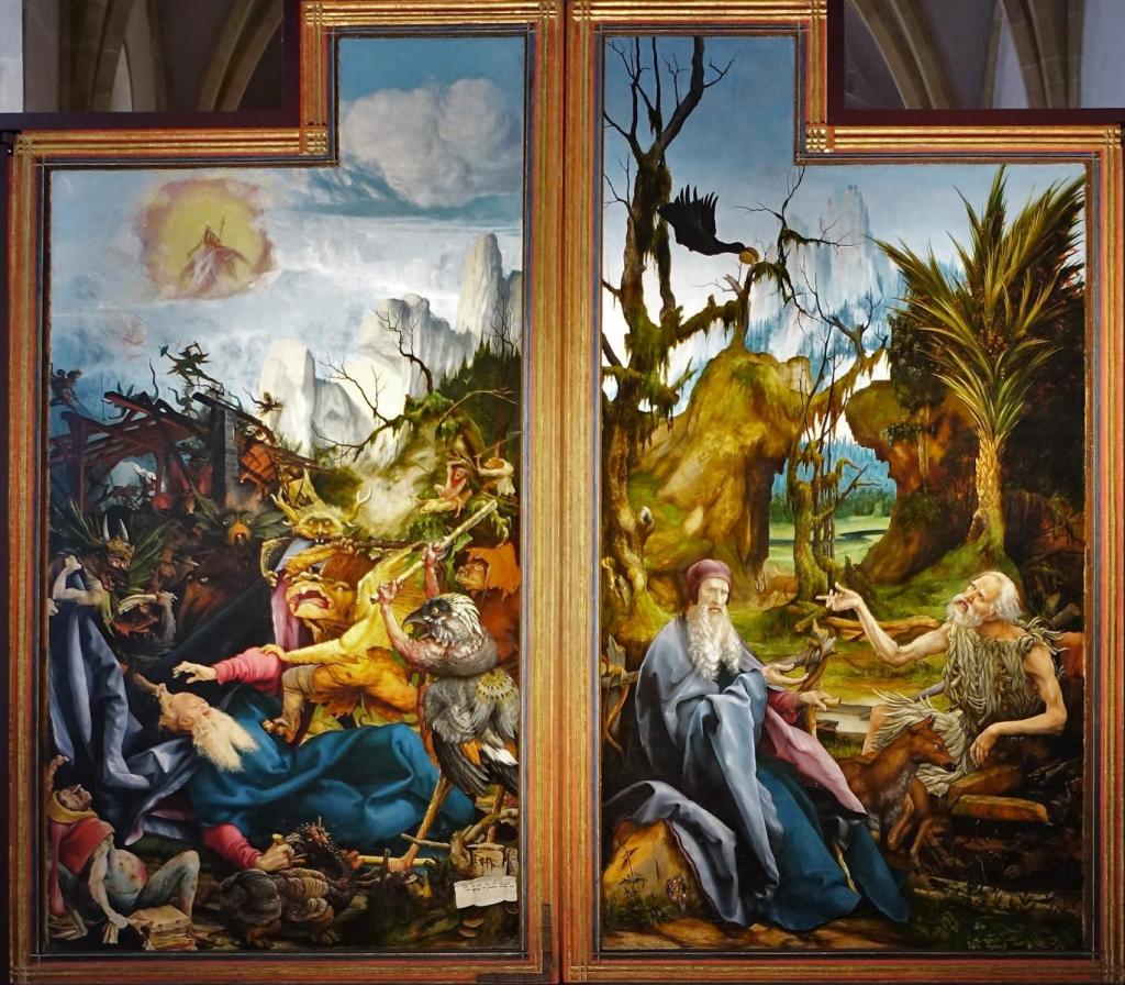 Colmar: Unterlinden - Matthias Grünewald, Isenheimer Altar [3. Wandelbild, Außentafeln] (2023)