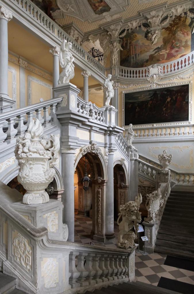 Ebrach: Klostergebäude Treppenhaus (2022)