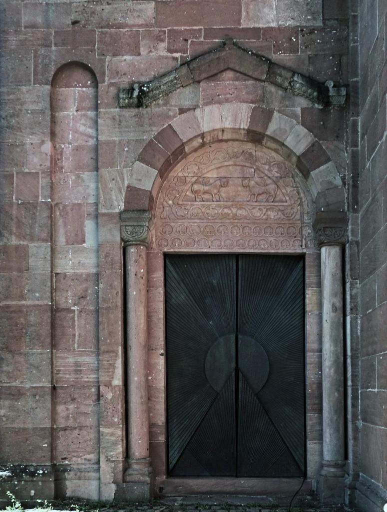 Murbach: Abteikirche Südportal (2023)