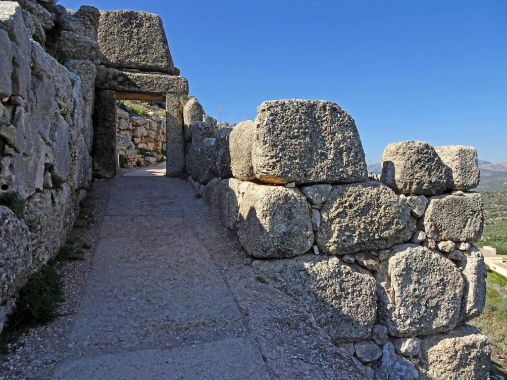Mykene: Akropolis Nordtor Außenseite (2023)