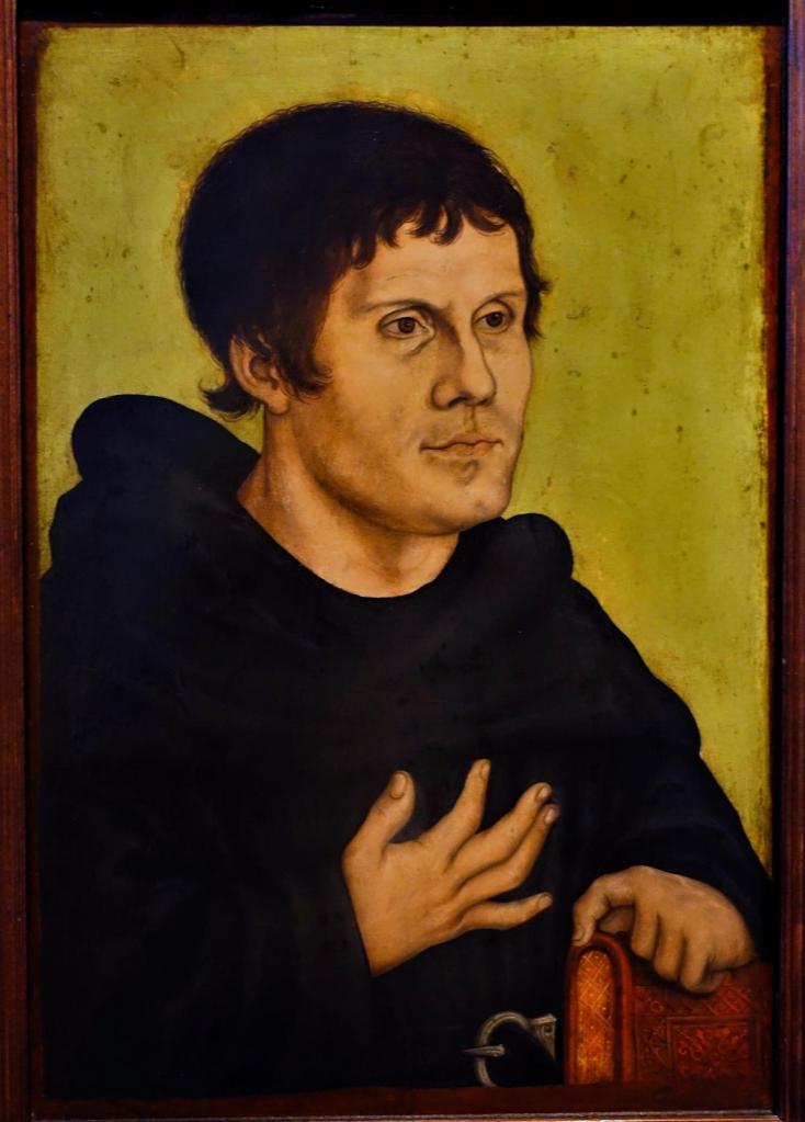 Nürnberg: Germanisches Nationalmuseum - Luther als Mönch von L. Cranach (2022)