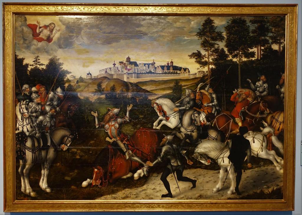 Nürnberg: Germanisches Nationalmuseum - Die Bekehrung des Saulus von L. Cranach d. J. (2022)