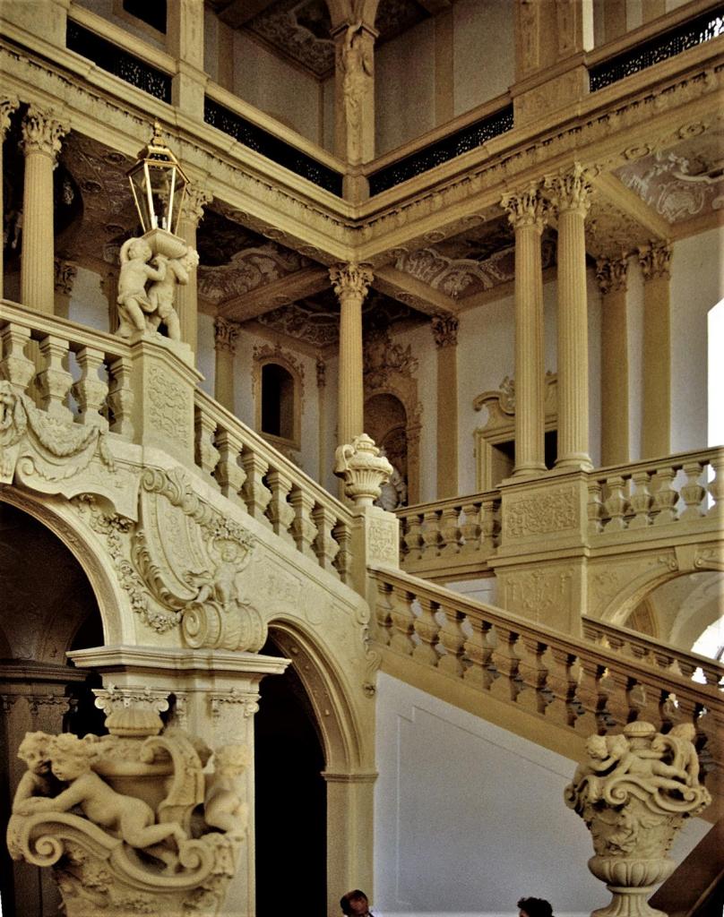 Schloss Weißenstein: Treppenhaus (1982)