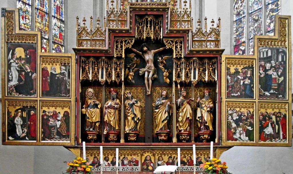 Rothenburg o. T.: Jakobskirche Hochaltar = Zwölfbotenaltar (2016)