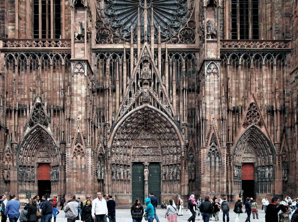 Straßburg: Münster Westfassade Portale (2011)
