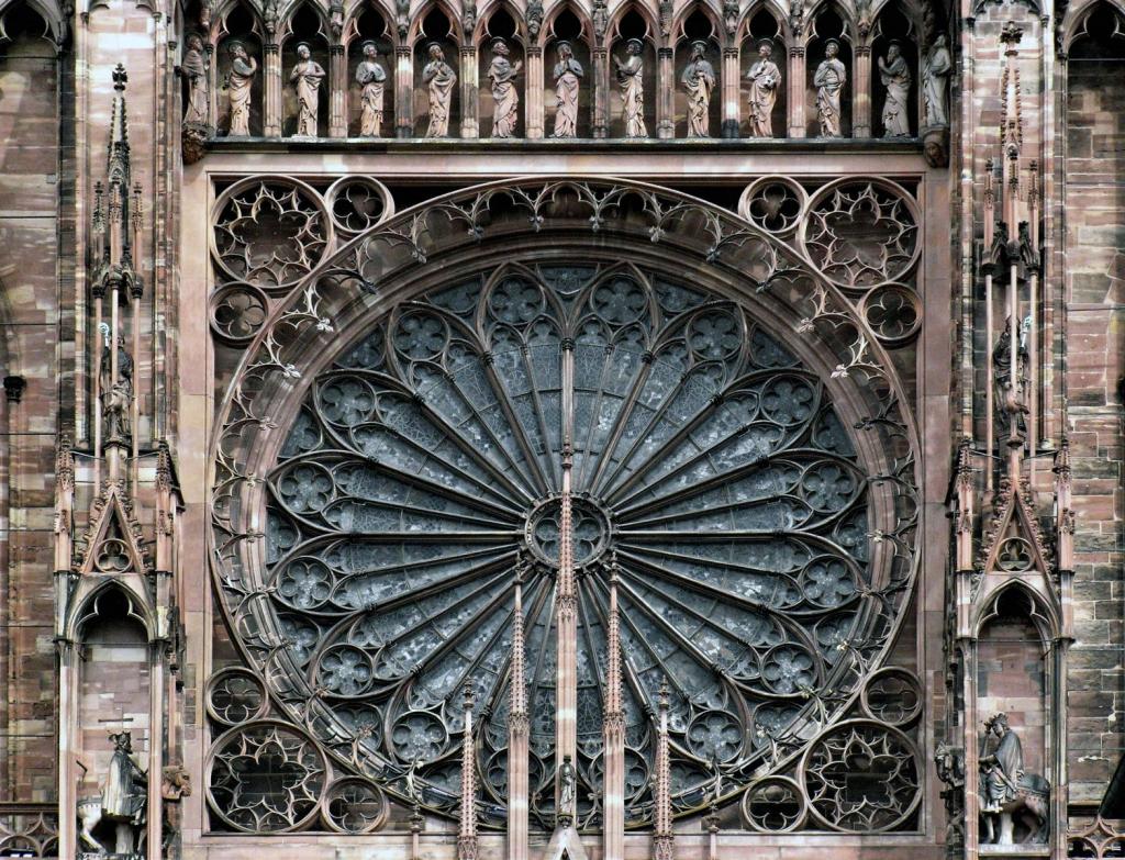 Straßburg: Münster Westfassade Fensterrose (2011)