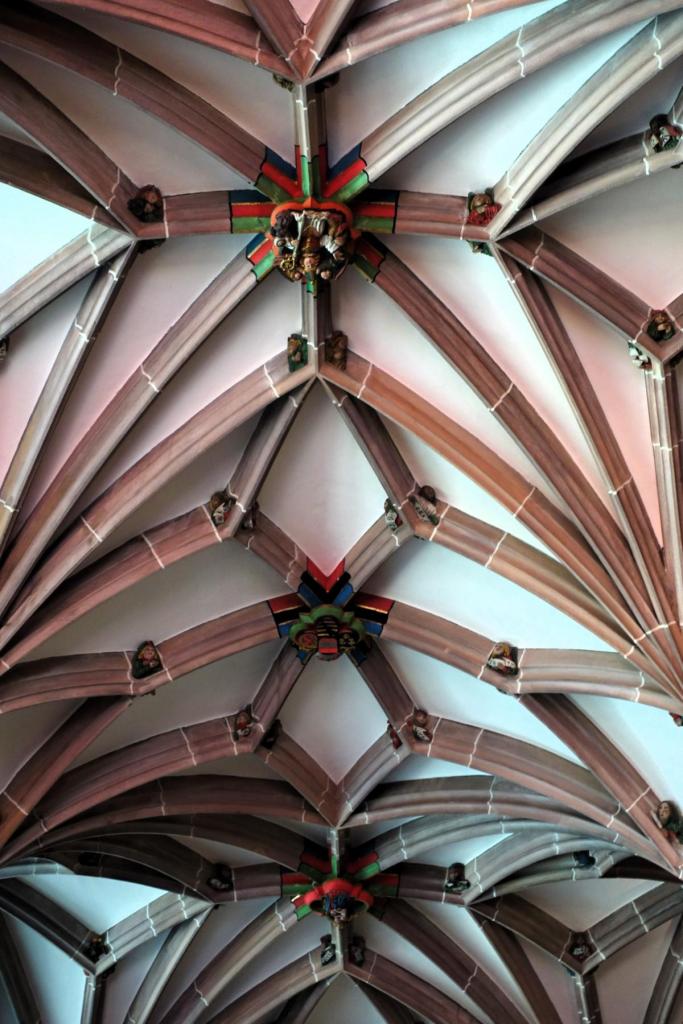 Thann: Münster nördliches Seitenschiff - Gewölbe (2023)
