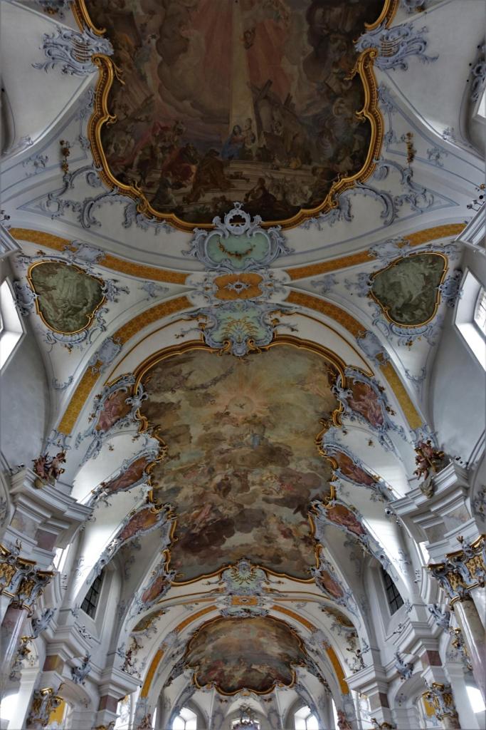 Vierzehnheiligen: Wallfahrtskirche Gewölbe (2023)