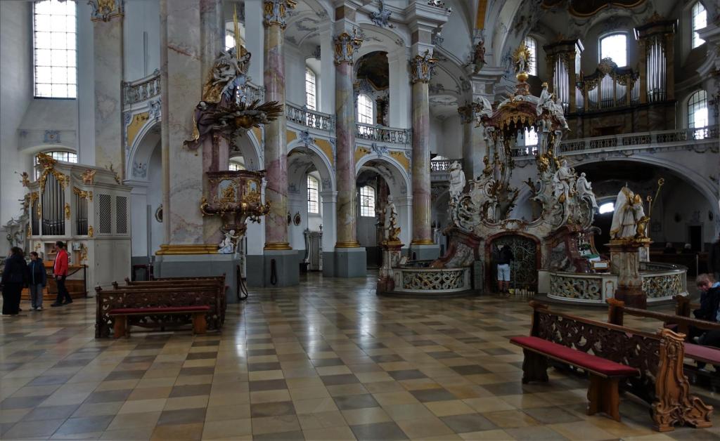 Vierzehnheiligen: Wallfahrtskirche Kanzel und Gnadenaltar (2023)
