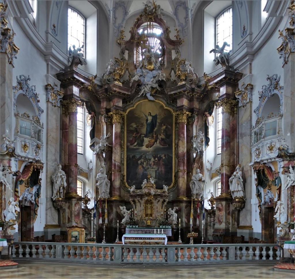 Vierzehnheiligen: Wallfahrtskirche Hochaltar (2023)