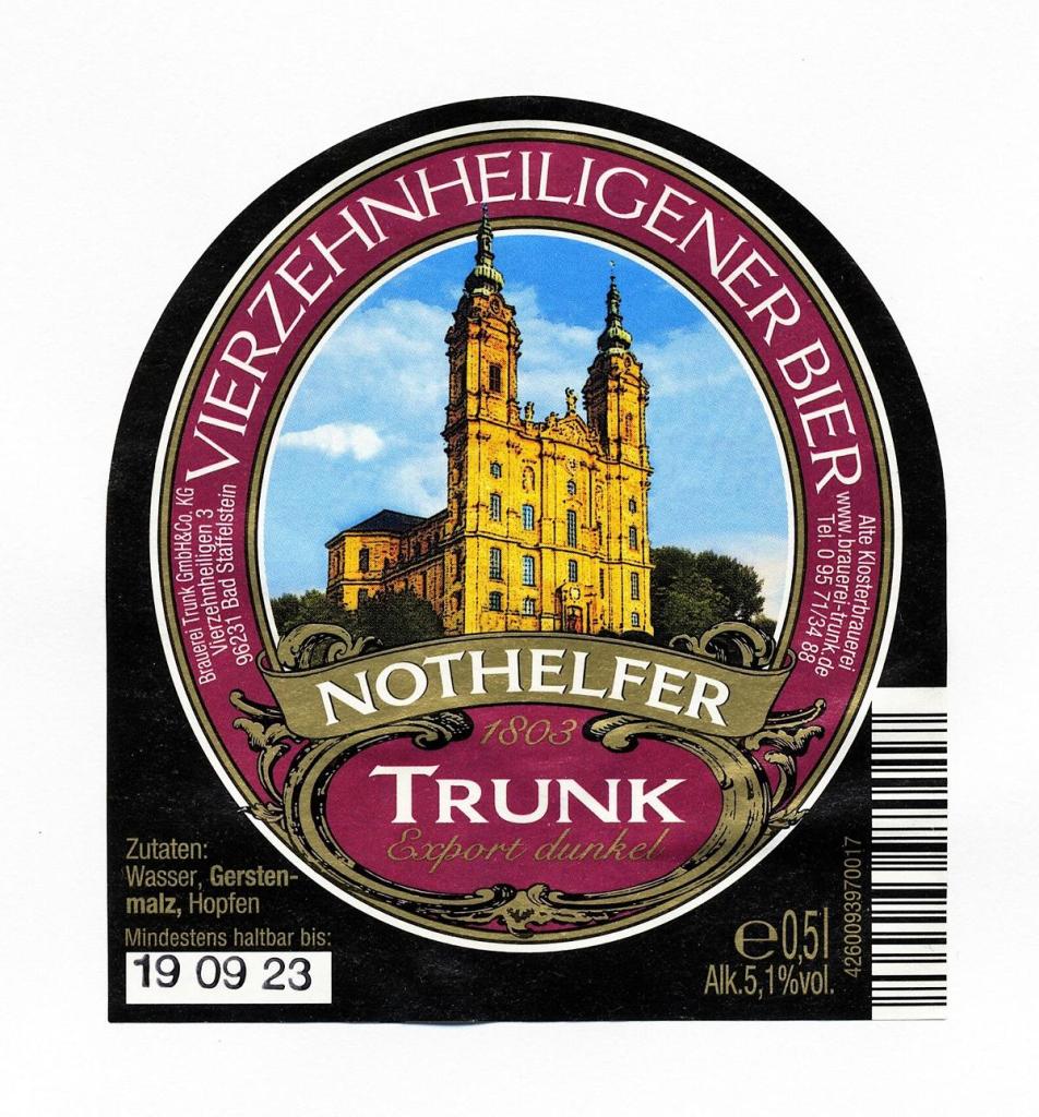 Vierzehnheiligen: Bieretikett (2023)