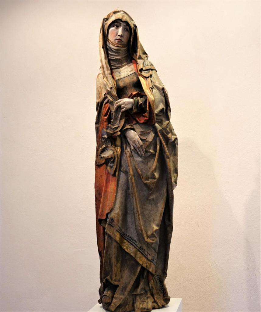 Würzburg: Mainfränkisches Museum [Museum für Franken] - Trauernde Maria von T. Riemenschneider (2022)