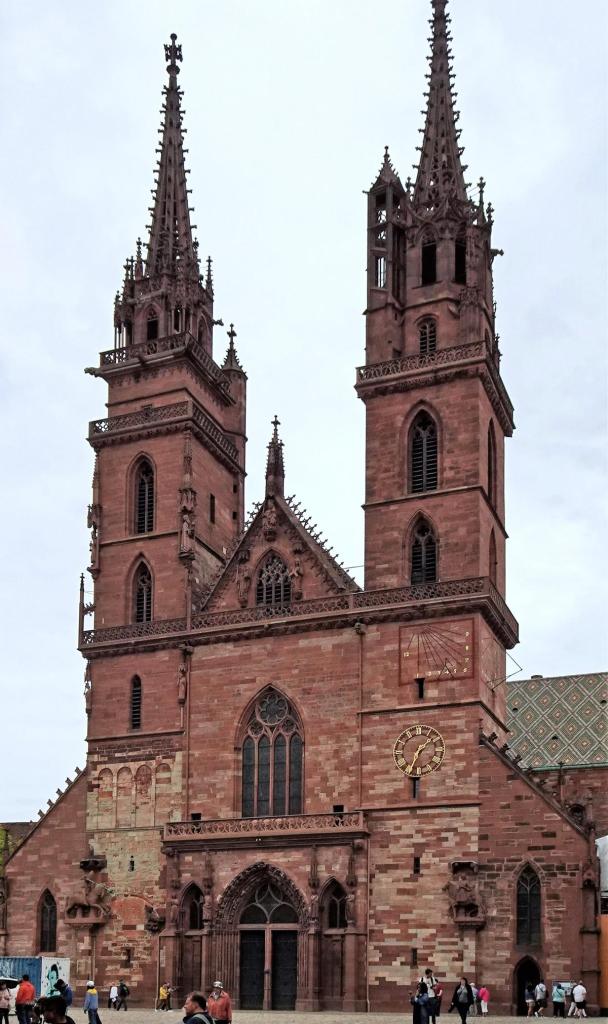 Basel: Münster Westseite (2023)