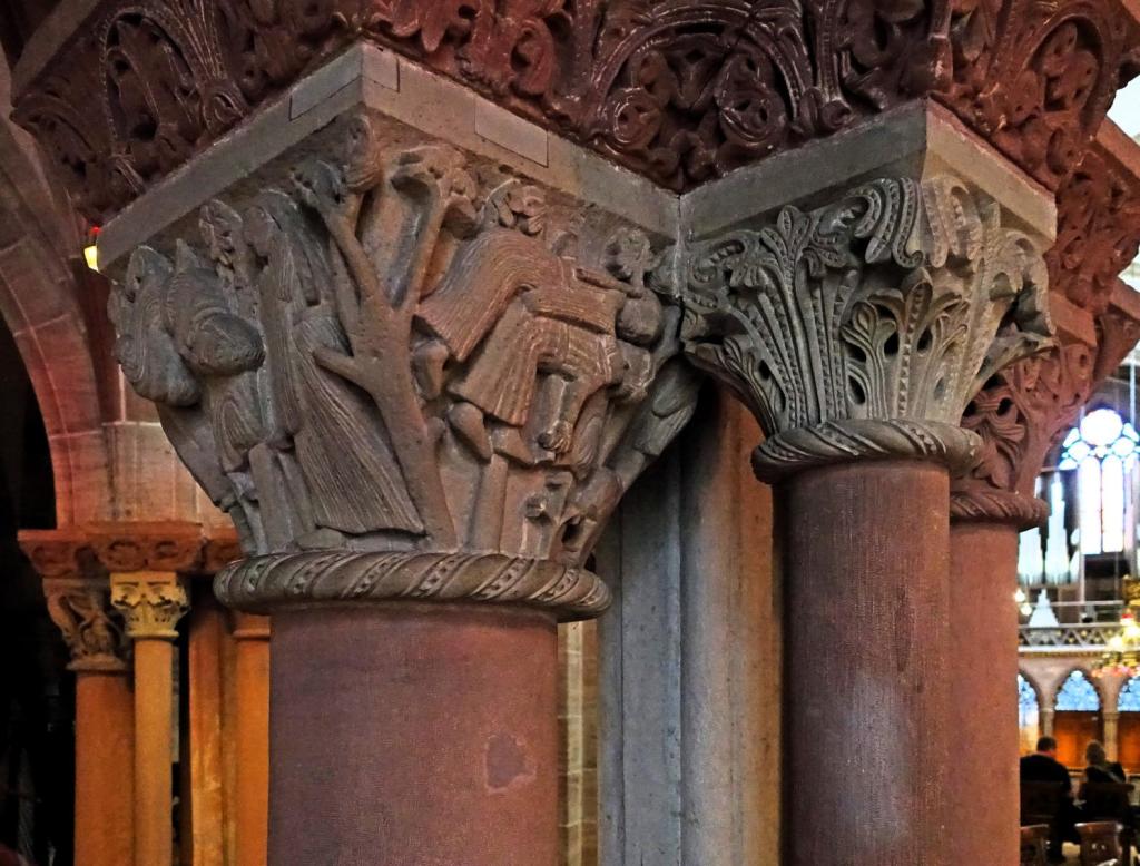 Basel: Münster Chor - Kapitelle (2023)