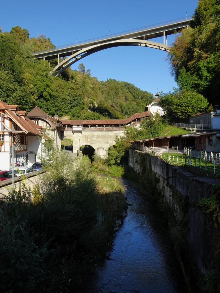 Freiburg [Fribourg]: Galteragraben und Galternbrücke (2023)
