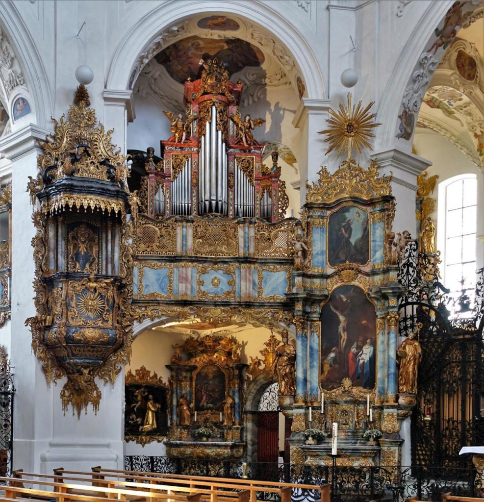 Muri: Klosterkirche Kanzel und Orgel (2023)