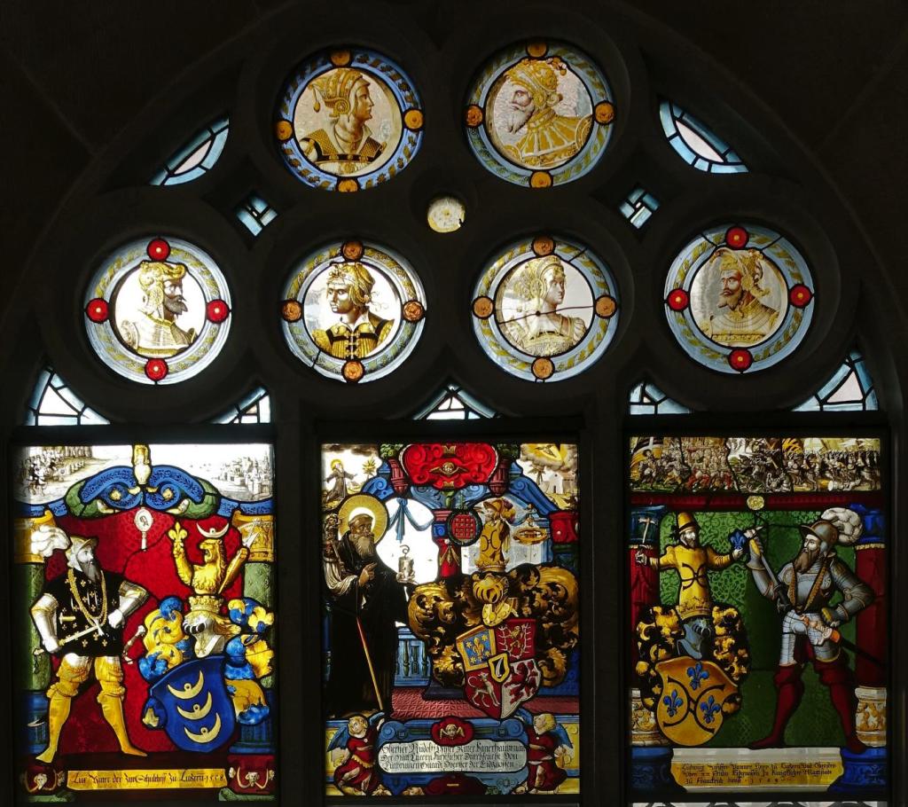 Muri: Kloster Kreuzgang - Wappenscheibe West VI (2023)