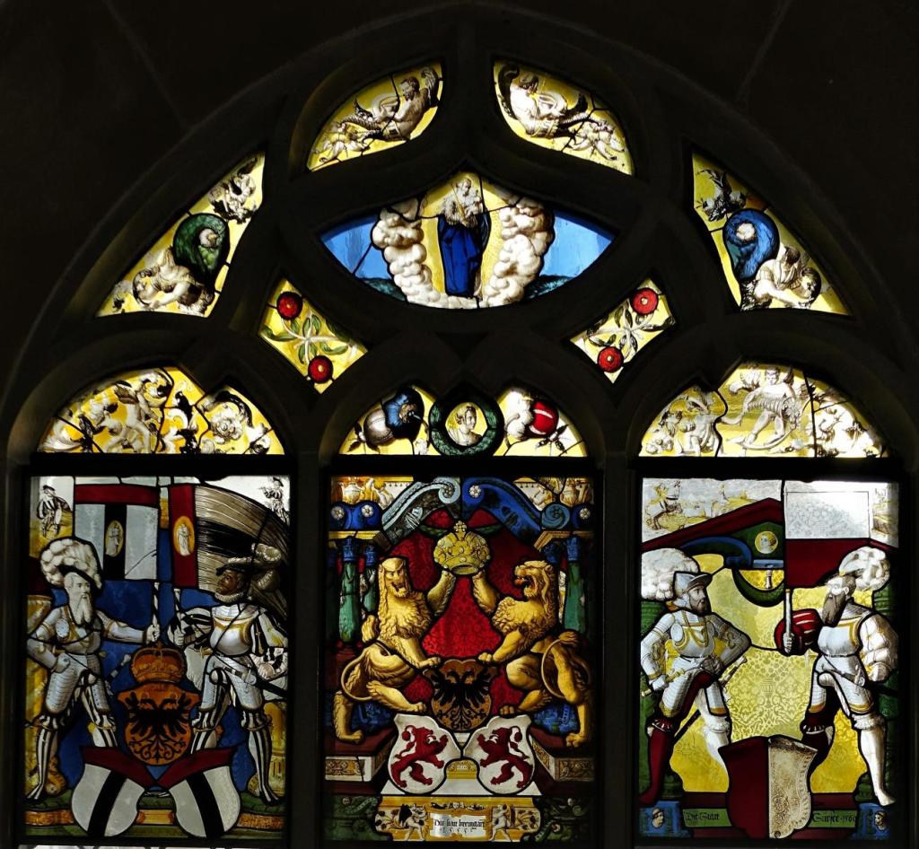 Muri: Kloster Kreuzgang - Wappenscheibe Süd I (2023)