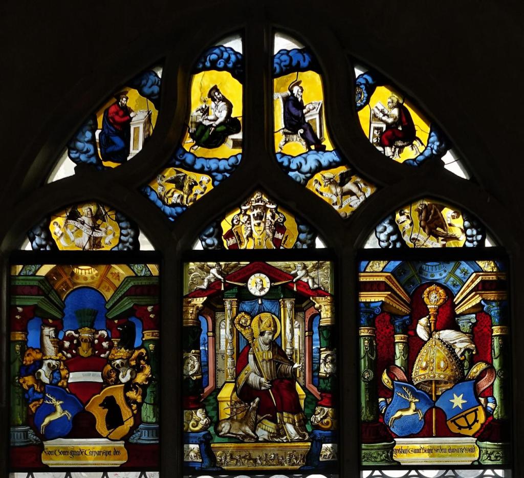 Muri: Kloster Kreuzgang - Wappenscheibe Süd IV (2023)