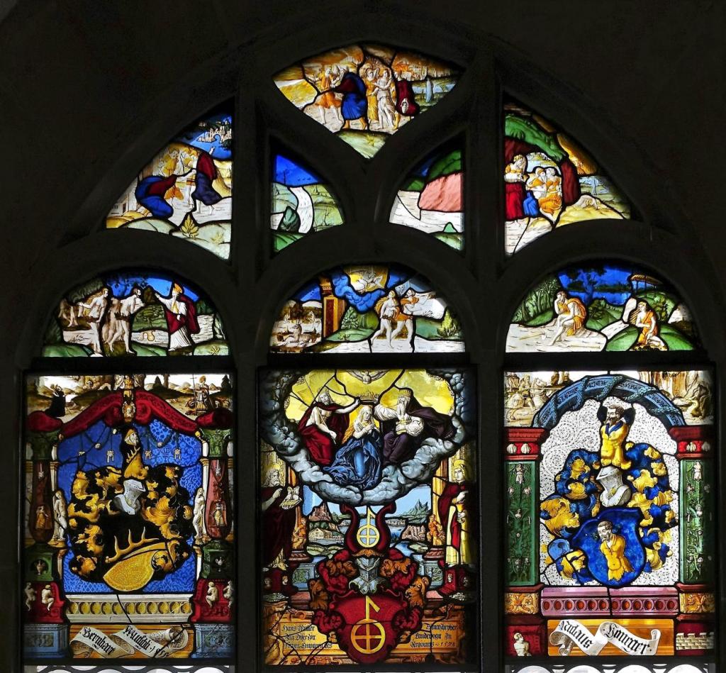 Muri: Kloster Kreuzgang - Wappenscheibe Süd V (2023)