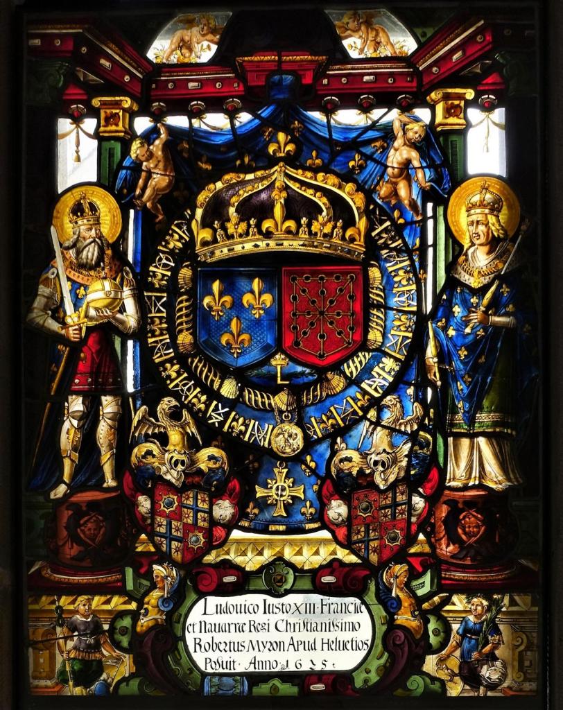 Muri: Kloster Kreuzgang - Wappenscheibe Frankreich [Süd VIa] (2023)