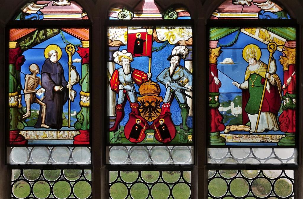 Muri: Kloster Kreuzgang - Wappenscheibe Glarus [Ost VI] (2023)