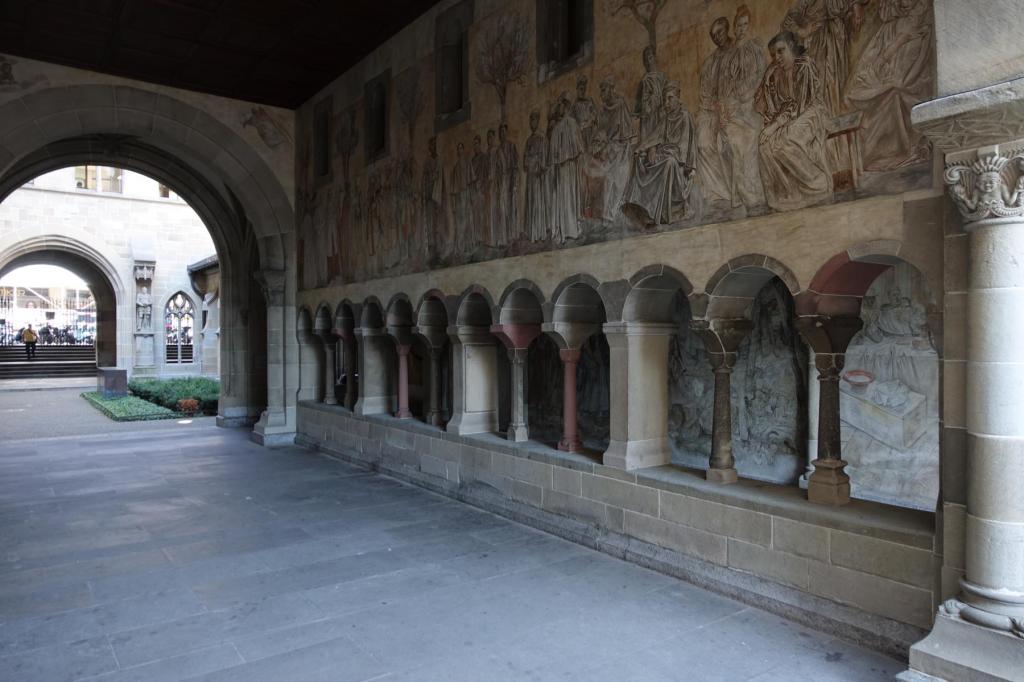 Zürich: Fraumünster romanischer Kreuzgang (2023)