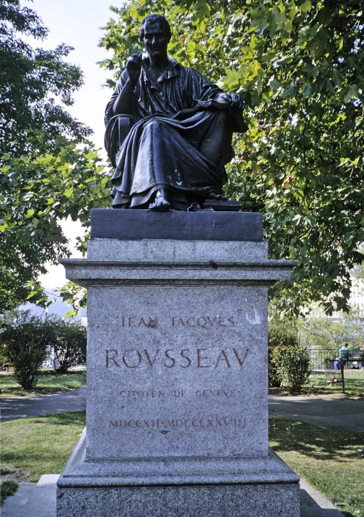 Genf: Rousseau-Denkmal (1989)