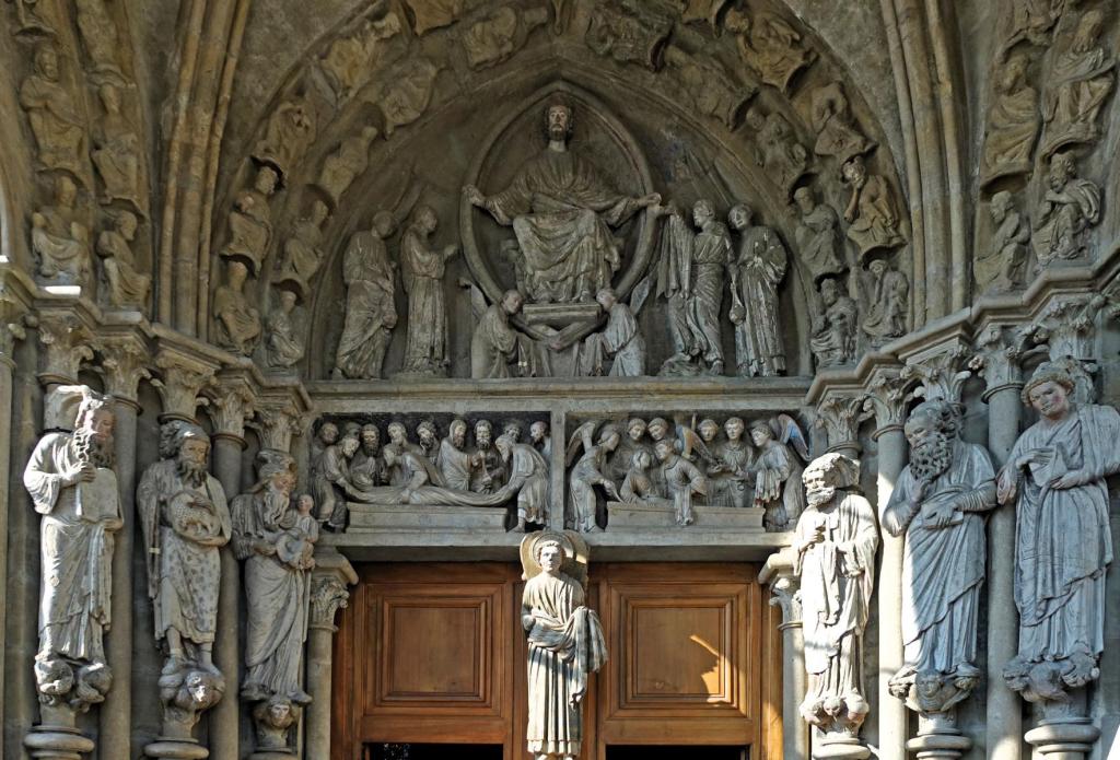 Lausanne: Kathedrale Südportal = Portal peint (2023)