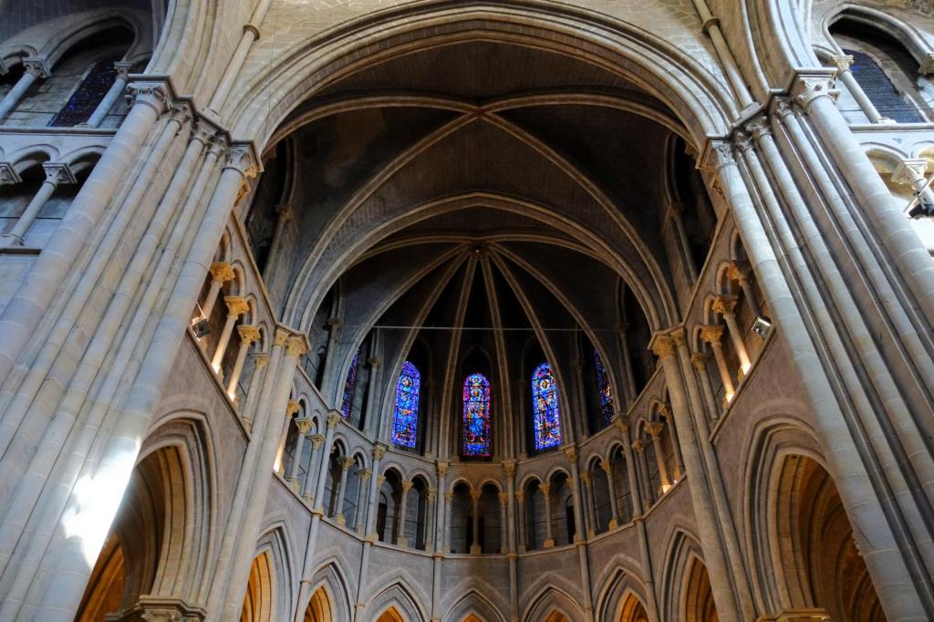 Lausanne: Kathedrale Chorgewölbe (2023)