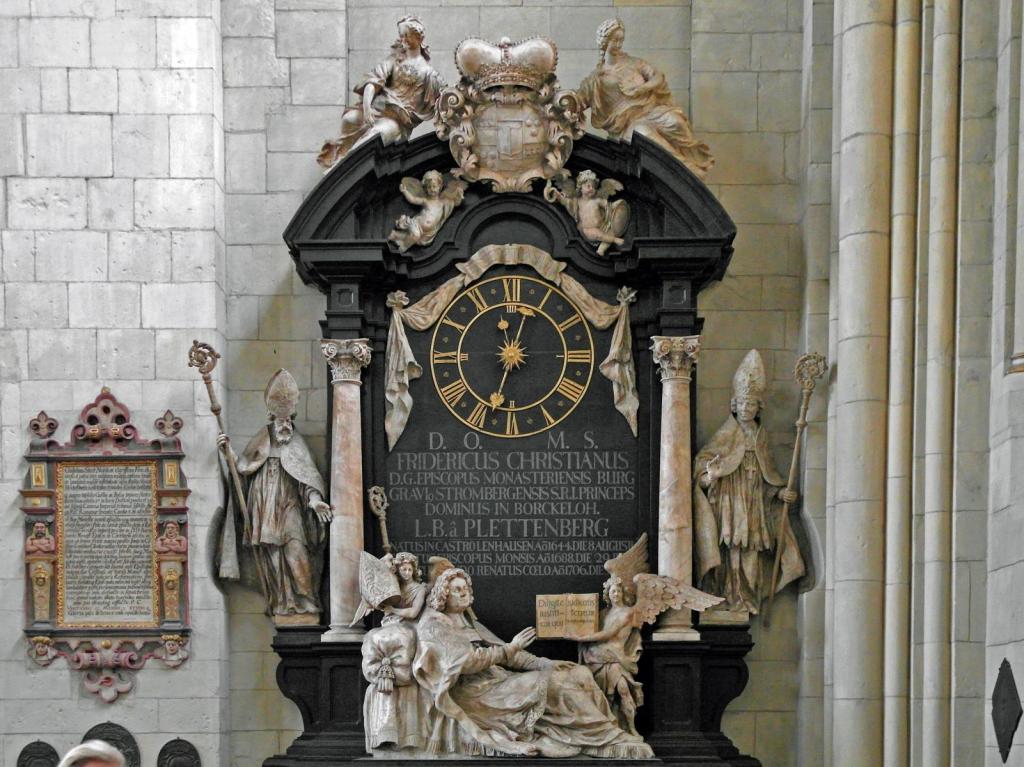 Münster: Dom Grabmal von Fürstbischof Fr. Ch. von Plettenberg (2020)