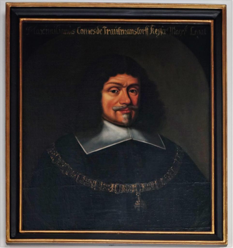 Osnabrück: Rathaus Friedenssaal - Portrait Graf Trautmannsdorff (2022)