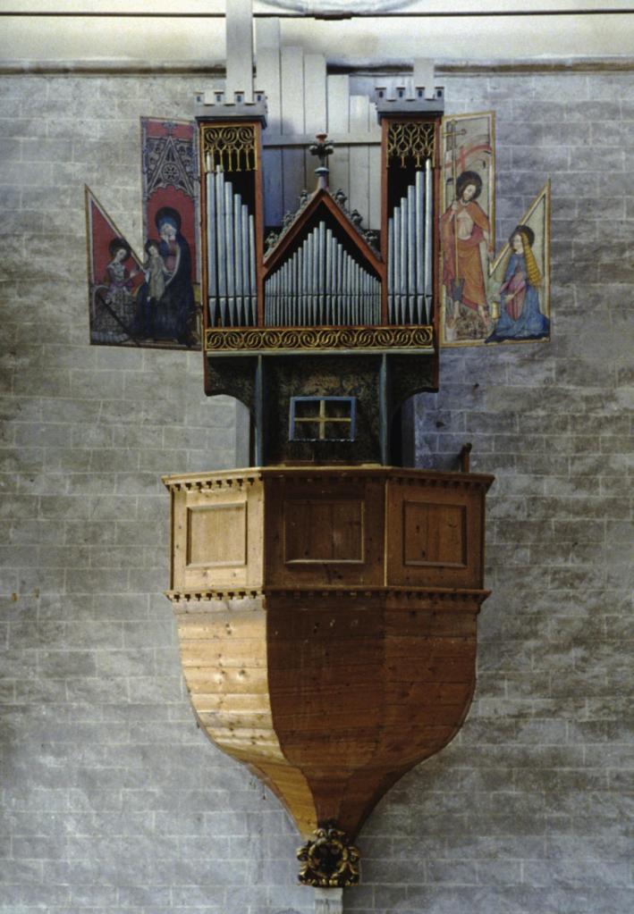 Sitten [frz. Sion]: Burg Valeria Orgel der Kirche (1989)