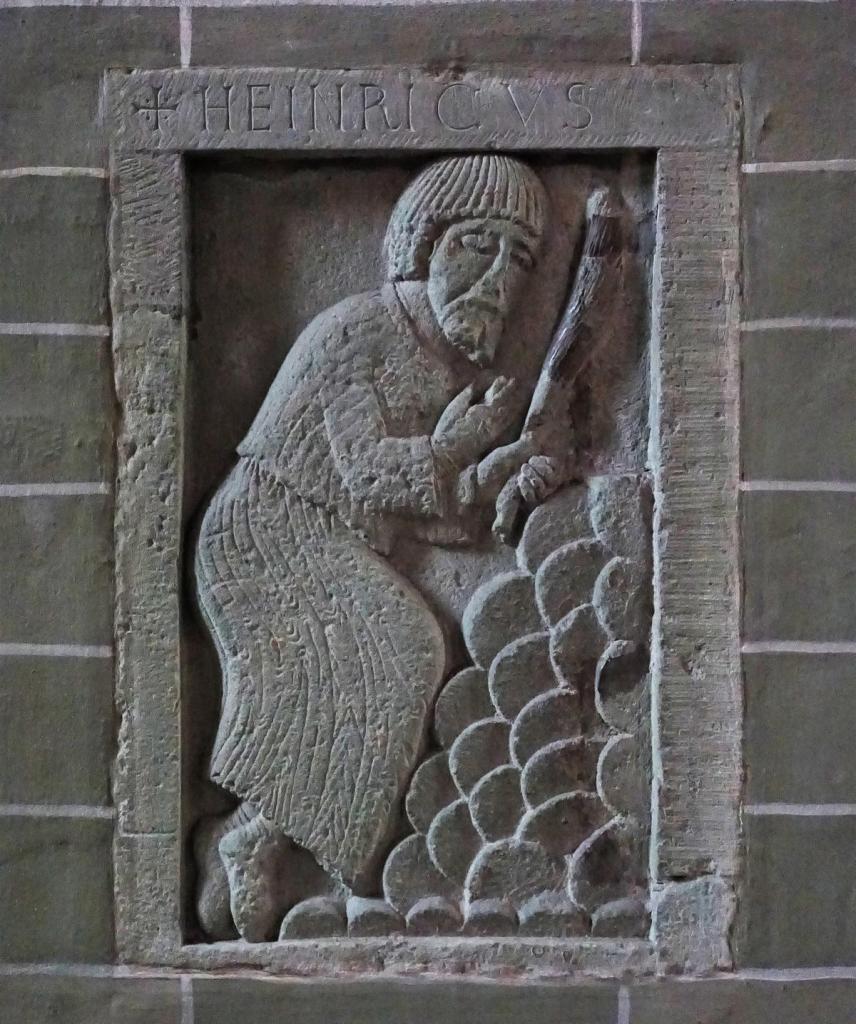 Soest: Patroklikirche Heinricus-Stein [12. Jh., vermutlich Kaiser Heinrich II.] (2023)