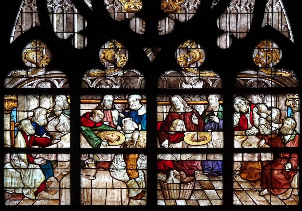 Soest: Wiesenkirche Fenster - Westfälisches Abendmahl (2023)