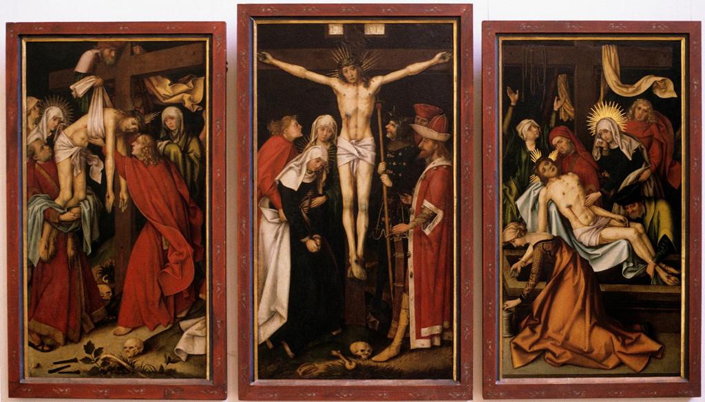 Augsburg: Galerie Alte Meister H. Holbein d. Ä., Kaisheimer Altar (1989)