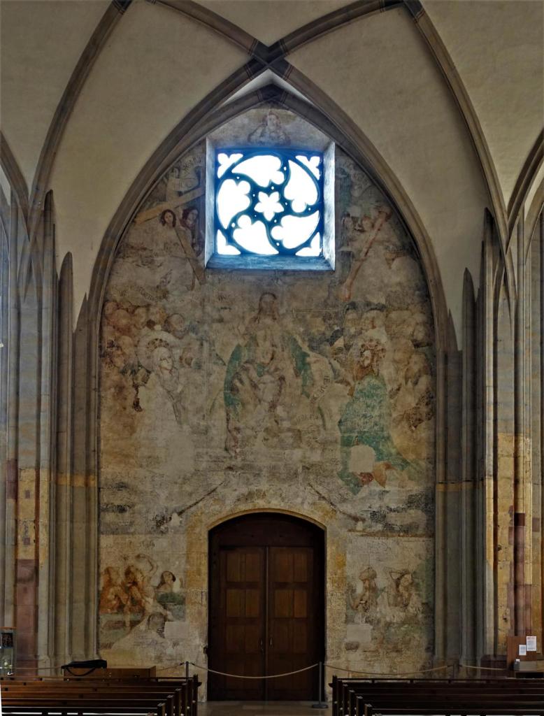 Breisach: Münster Wandfresko "Jüngstes Gericht" von Martin Schongauer [Westwand: Christus als Weltenrichter] (2023)