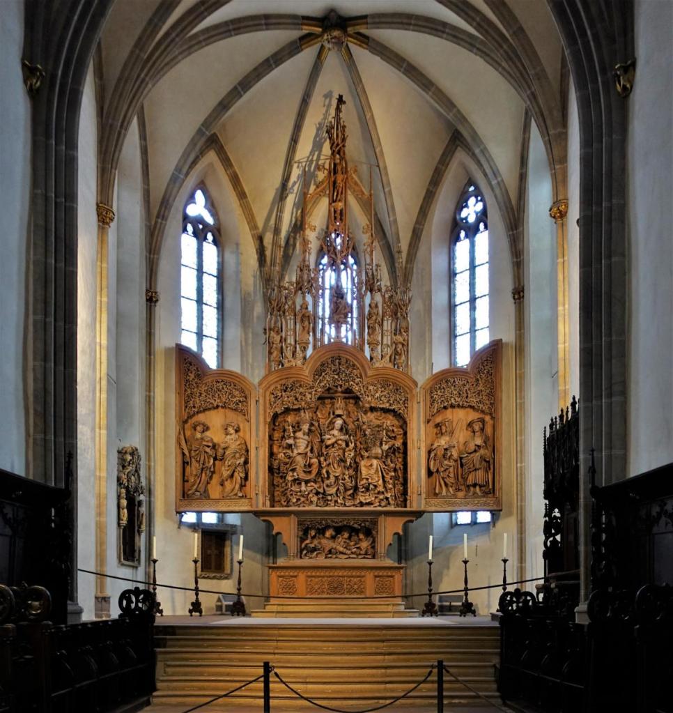 Breisach: Münster Chor mit Hochaltar von HL (2023)