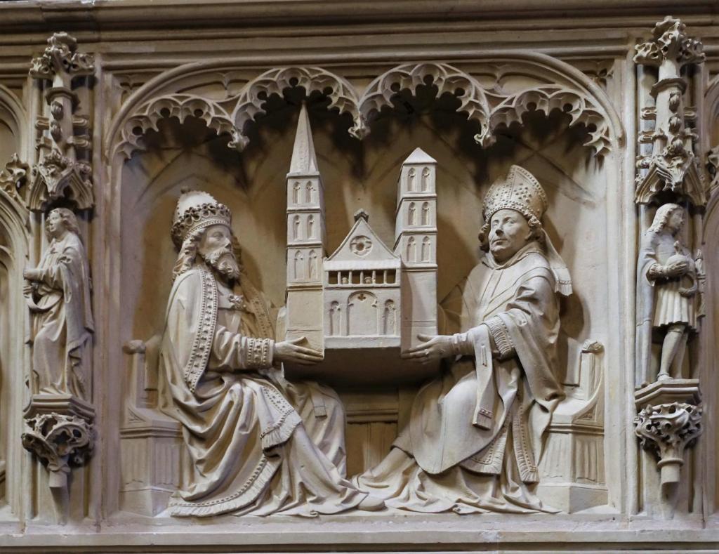 Bremen: Dom Relief der Westempore [Karl der Große und Bischof Willehad] (2021)