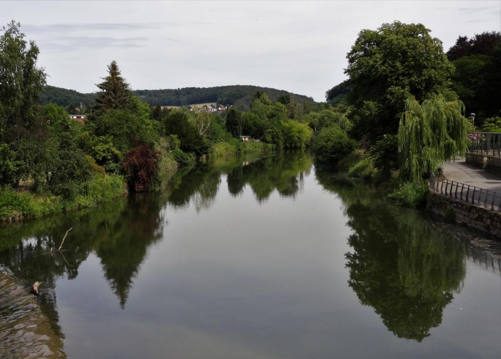 Hannoversch Münden: Blick von der Werrabrücke (2022)